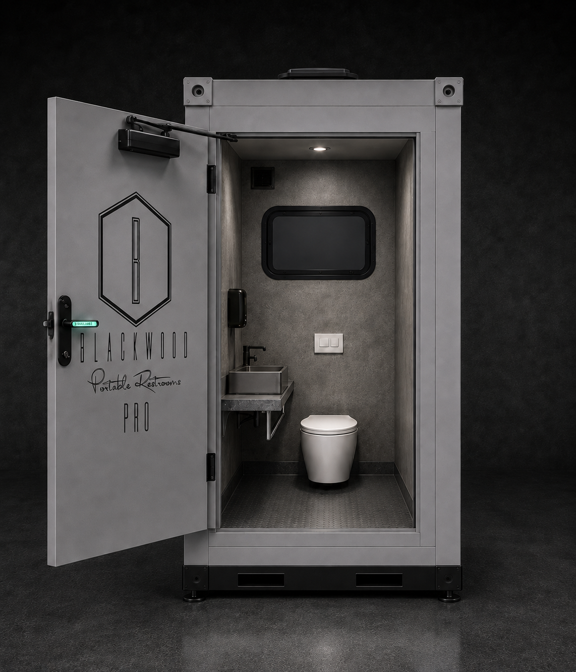 Blackwood Solo Hybrid modular restroom interior
